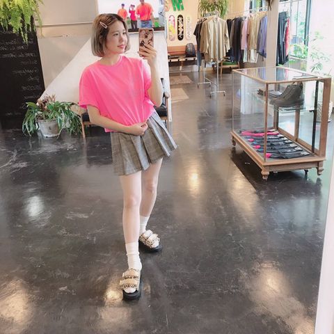 WIND AND SEA CLASSIC logo TEE"FS PINK"Style.2019.8.3.