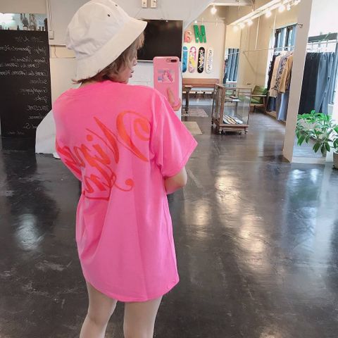 WIND AND SEA GLITTER T-SHIRT"PINK"スタイル.2019.8.26.