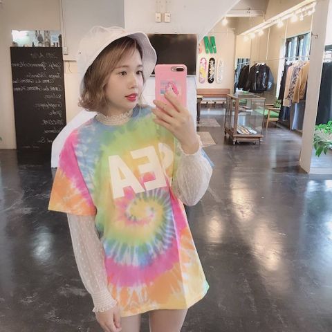 WIND AND SEA T-SHIRT TIEDYE"ETERNITY"スタイル.2019.8.29.