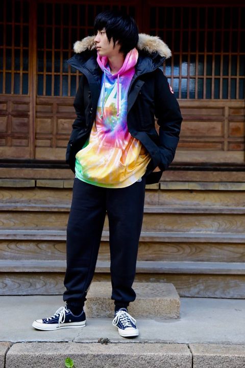 WIND AND SEA SWEAT PANTS JEROME"BLACK"スタイル.2019.8.31.