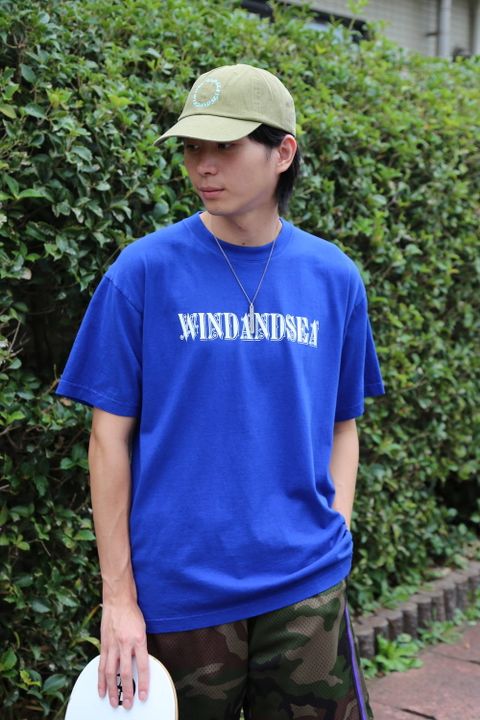 WIND AND SEA ORNAMENT T-SHIRT"BLUE"スタイル.2019.8.22.
