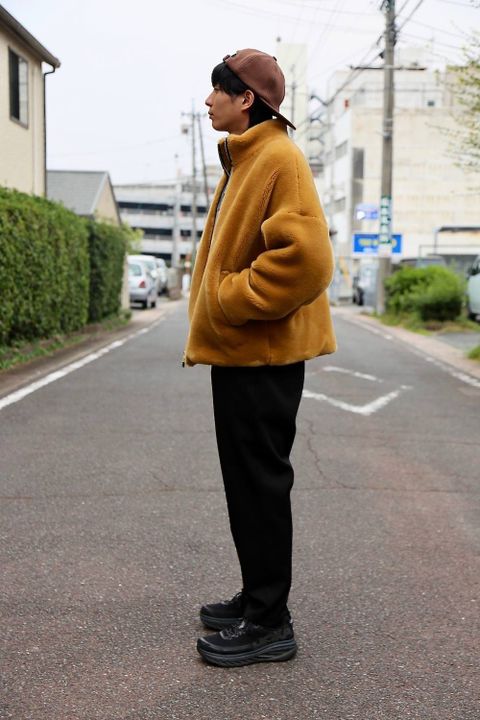 sulvam ファージャケット(fur JKT)"BEIGE"スタイル.2019.8.19.