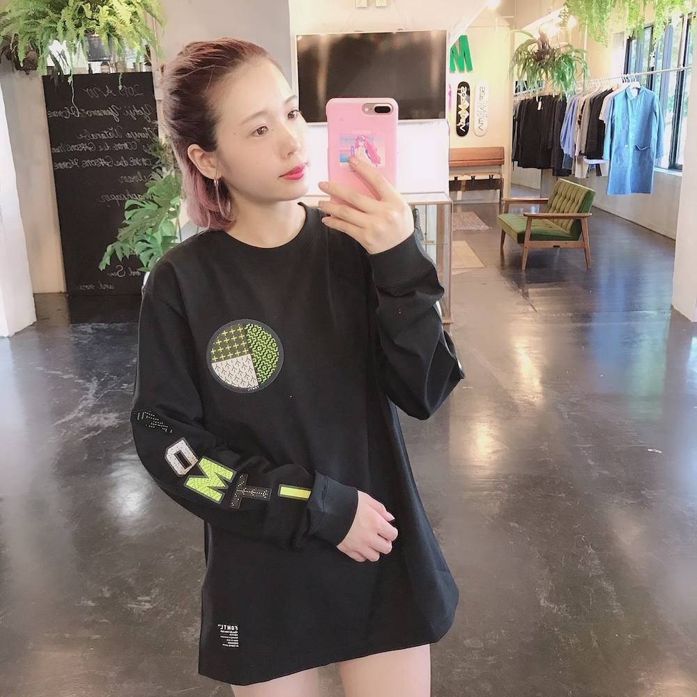 FDMTL CIRCLE SASHIKO L/S TEEスタイル.2019.8.16.