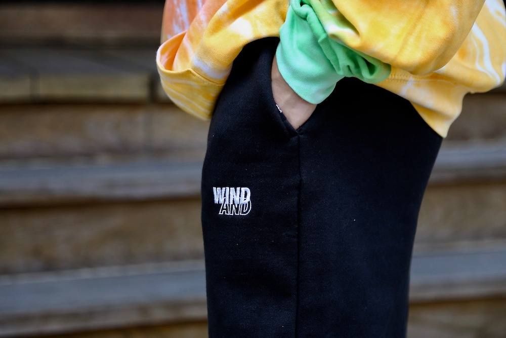 WIND AND SEA SWEAT PANTS JEROME"BLACK"スタイル.2019.8.31.