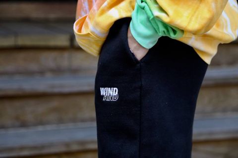 WIND AND SEA SWEAT PANTS JEROME"BLACK"スタイル.2019.8.31.