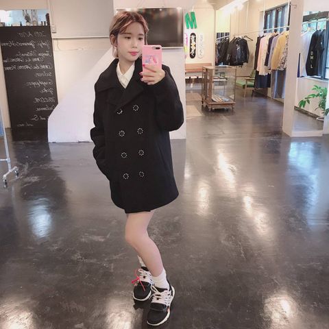 FDMTL(ファンダメンタル)SCHOTT PEA COAT"NAVY"Style.2019.8.19.