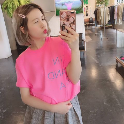 WIND AND SEA CLASSIC logo TEE"FS PINK"Style.2019.8.3.