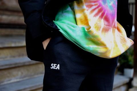 WIND AND SEA SWEAT PANTS JEROME"BLACK"スタイル.2019.8.31.