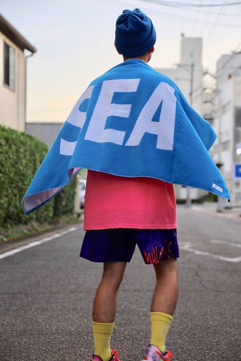 WIND AND SEA CLASSIC logo TEE"FS PINK"スタイル.2019.8.16.