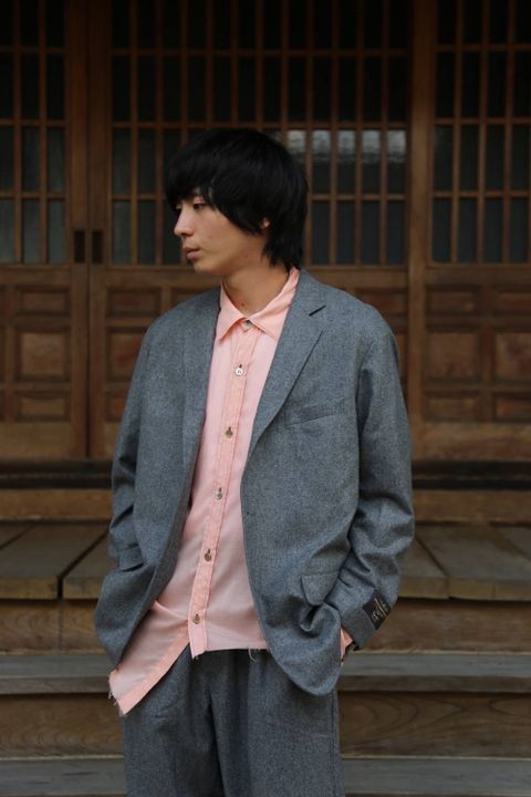 FUTUR×Graphpaper Canonico Jacket"GRAY"スタイル.2019.8.26.