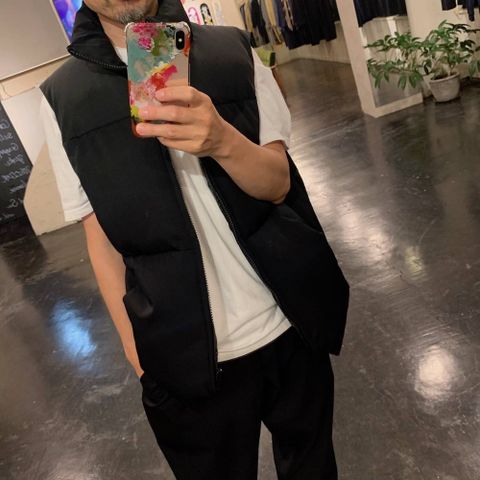 Graphpaper ”Zanter” for Graphpaper Down Vest"BLACK"スタイル.2019.8.30.