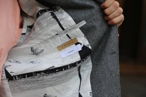 FUTUR×Graphpaper Canonico Jacket"GRAY"スタイル.2019.8.26.
