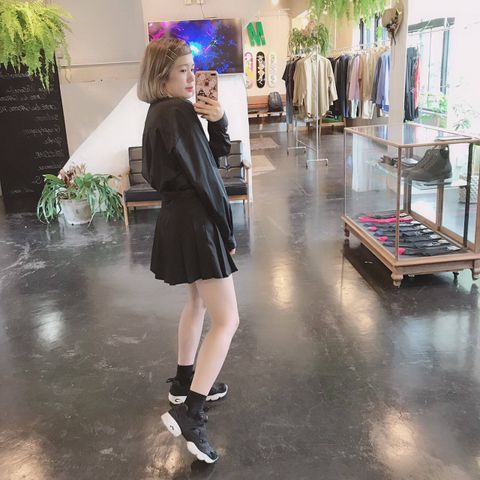 Dulcamara スタンドカラーポケットシャツ"BLACK"Style.2019.8.5.