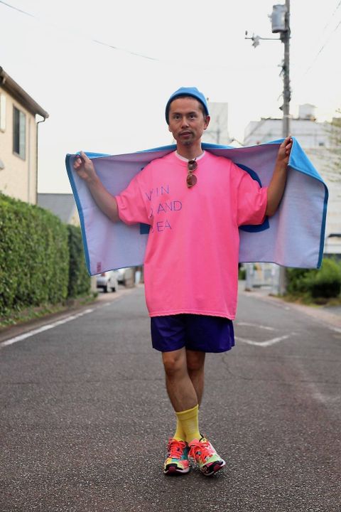 WIND AND SEA CLASSIC logo TEE"FS PINK"スタイル.2019.8.16.