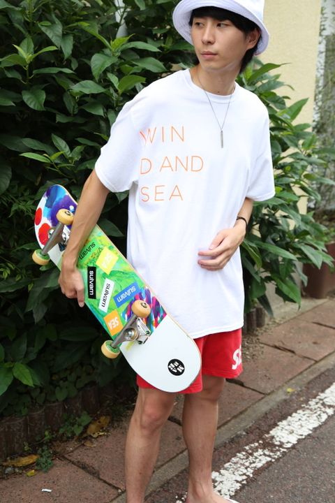 WIND AND SEA CLASSIC logo TEE"WHITE"スタイル.2019.8.22.