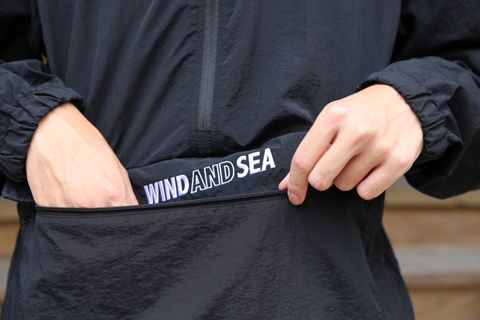 WIND AND SEA  ANORAK PARKA "BLACK"Style.2019.8.18.