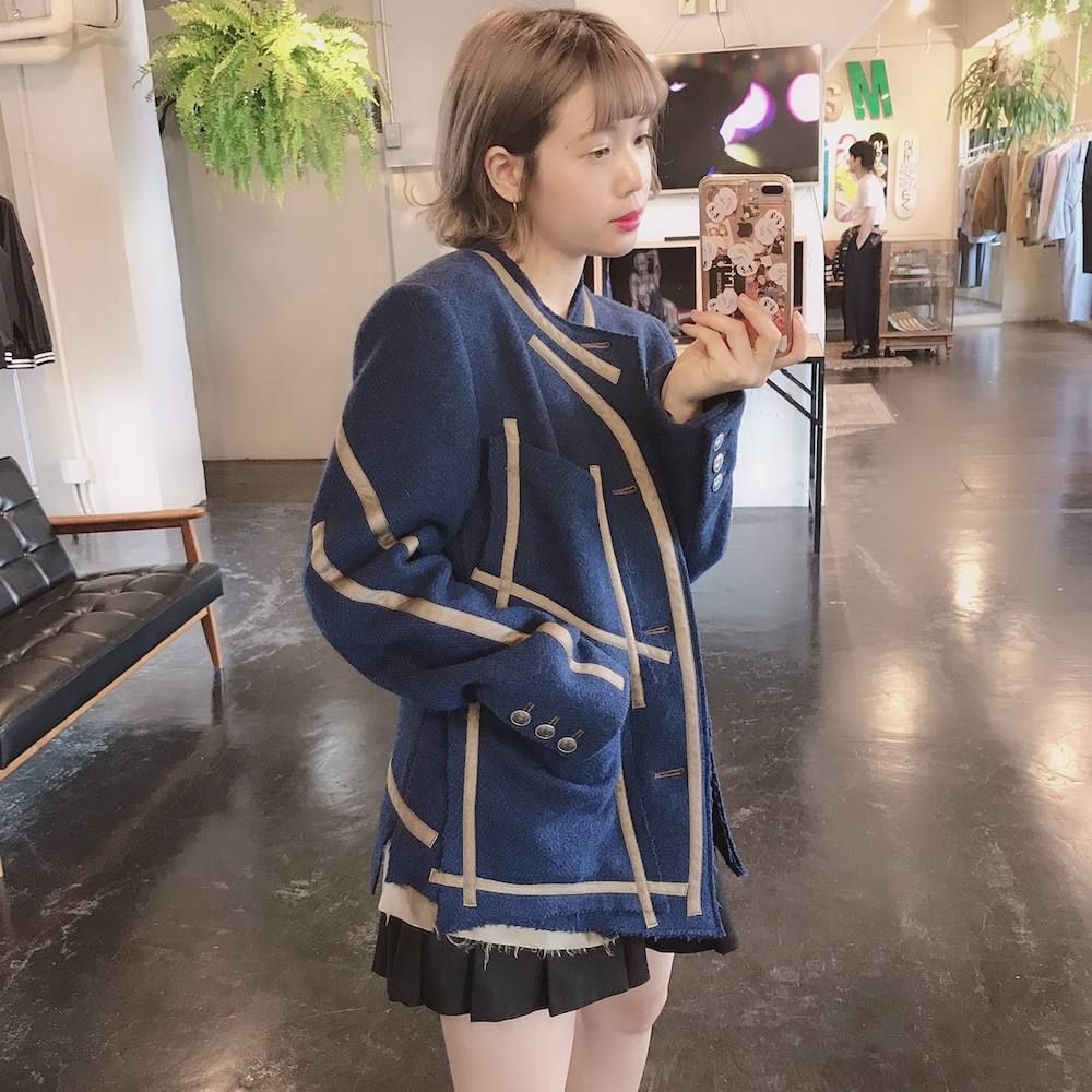 sulvam short chanel JKT 19aw (HIYADAM着用)