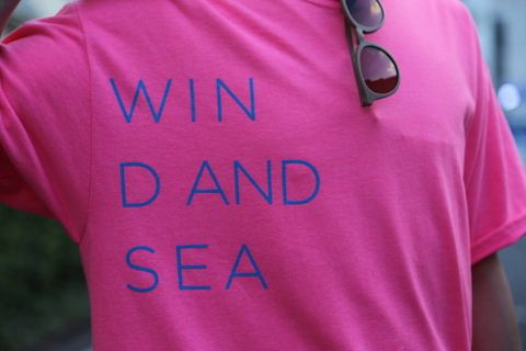 WIND AND SEA CLASSIC logo TEE"FS PINK"スタイル.2019.8.16.