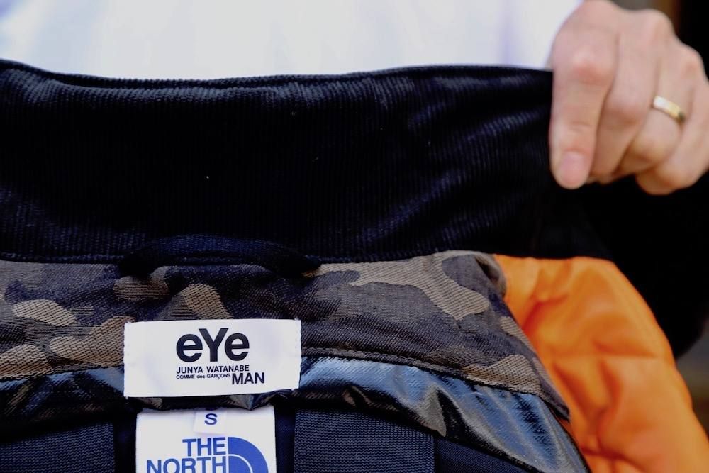 eYe COMME des GARCONS JUNYA WATANABE MAN×THE NORTH FACEカスタマイズ ジャケットスタイル.2019.8.18.