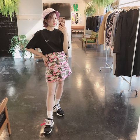 COMME des GARCONS HOMMEロゴTシャツスタイル.2019.8.17.
