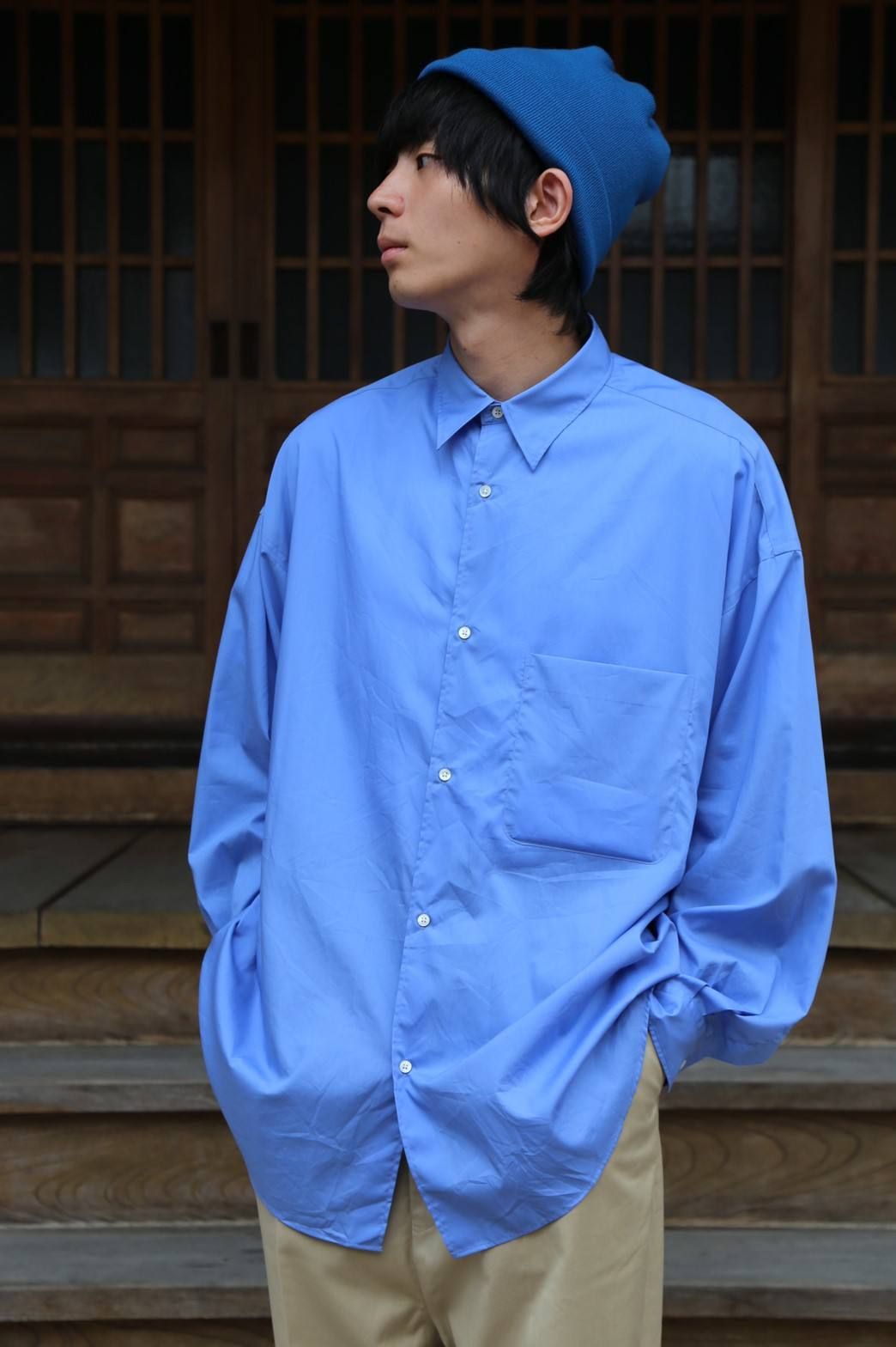 Graphpaper(グラフペーパー)Broad Regular Collar Oversized Shirt