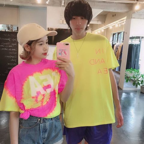 WIND AND SEA TIEDYE"PINK"T-SHIRTスタイル.2019.8.26.