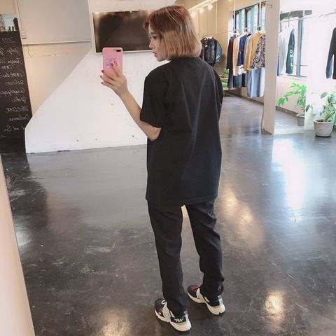 FDMTL(ファンダメンタル ) ORIGAMI TEE"BLACK"Style.2019.8.21.