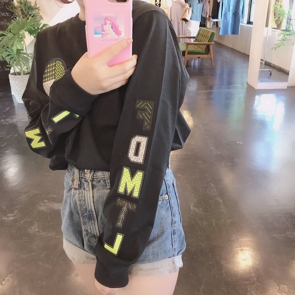 FDMTL CIRCLE SASHIKO L/S TEEスタイル.2019.8.16.