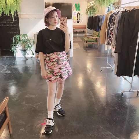 COMME des GARCONS HOMMEロゴTシャツスタイル.2019.8.17.