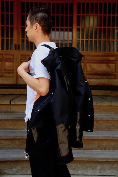 eYe COMME des GARCONS JUNYA WATANABE MAN×THE NORTH FACEカスタマイズ ジャケットスタイル.2019.8.18.
