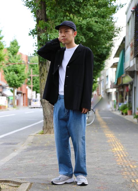 DIGAWEL(ディガウェル)BIG JACKET"BLACK"Style.2019.8.11.