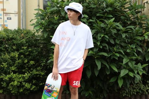 WIND AND SEA CLASSIC logo TEE"WHITE"スタイル.2019.8.22.