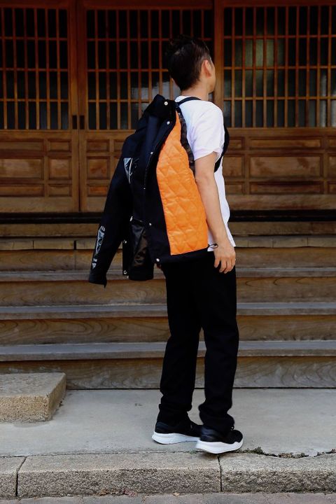 eYe COMME des GARCONS JUNYA WATANABE MAN×THE NORTH FACEカスタマイズ ジャケットスタイル.2019.8.18.