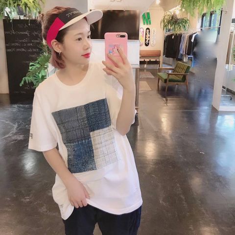 FDMTLボロパッチワークTシャツスタイル.2019.8.14.