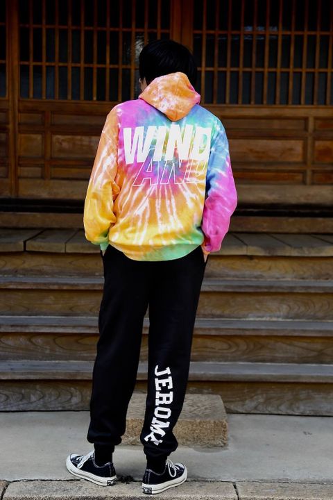WIND AND SEA SWEAT PANTS JEROME"BLACK"スタイル.2019.8.31.