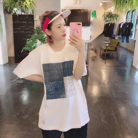 FDMTLボロパッチワークTシャツスタイル.2019.8.14.