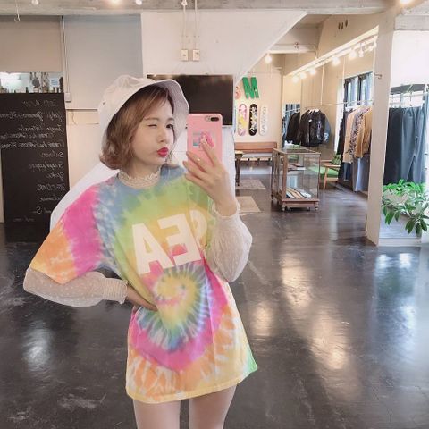 WIND AND SEA T-SHIRT TIEDYE"ETERNITY"スタイル.2019.8.29.