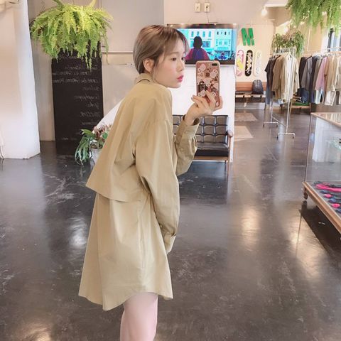 Dulcamara トレンチシャツ"サンドイエロー"Style.2019.8.18.