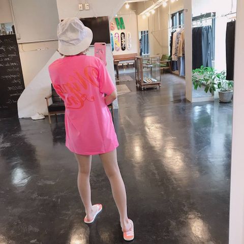 WIND AND SEA GLITTER T-SHIRT"PINK"スタイル.2019.8.26.