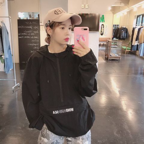 WIND AND SEA (ウィンダンシー)ANORAK PARKA"BLACK"Style.2019.8.21.