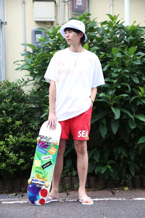 WIND AND SEA CLASSIC logo TEE"WHITE"スタイル.2019.8.22.