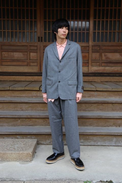 FUTUR×Graphpaper Canonico Jacket"GRAY"スタイル.2019.8.26.