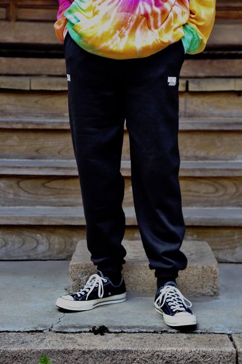 WIND AND SEA SWEAT PANTS JEROME"BLACK"スタイル.2019.8.31.