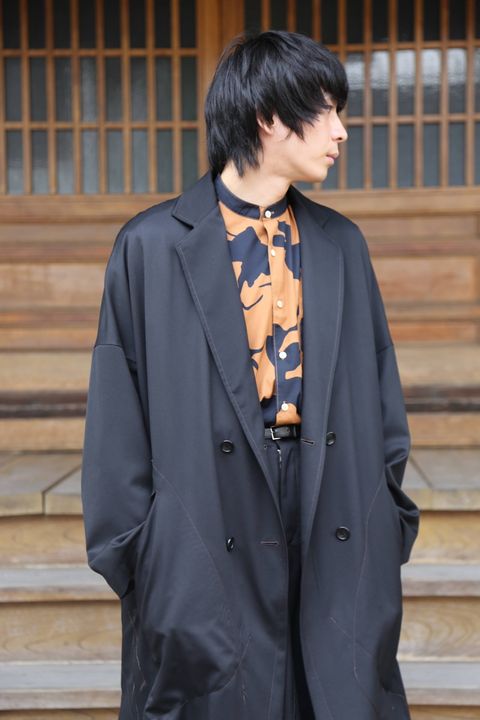 sulvam(サルバム) over coat"BLACK"Style.2019.8.21.
