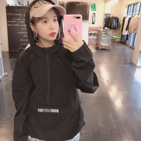 WIND AND SEA (ウィンダンシー)ANORAK PARKA"BLACK"Style.2019.8.21.