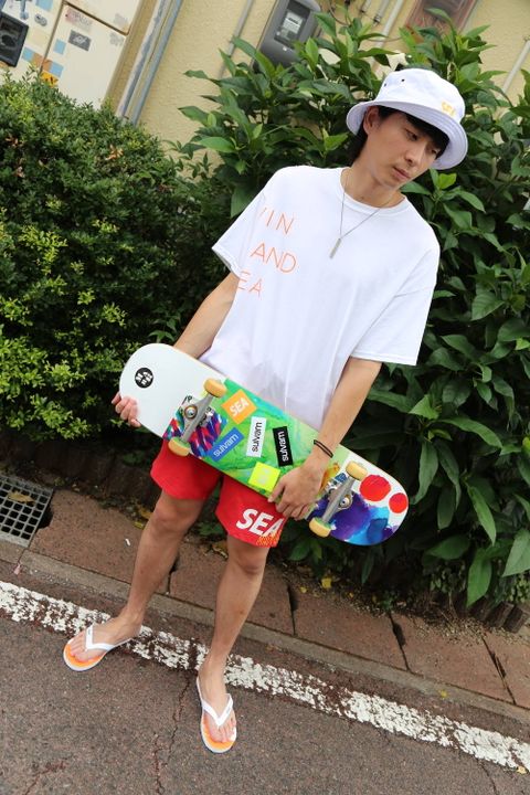 WIND AND SEA CLASSIC logo TEE"WHITE"スタイル.2019.8.22.