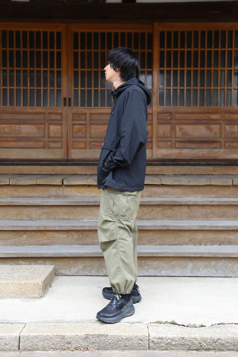WIND AND SEA  ANORAK PARKA "BLACK"Style.2019.8.18.