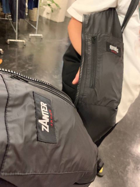 Graphpaper ”Zanter” for Graphpaper Down Vest"BLACK"スタイル.2019.8.30.