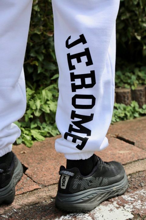 WIND AND SEA SWEAT PANTS JEROME"WHITE"Style.2019.9.3.