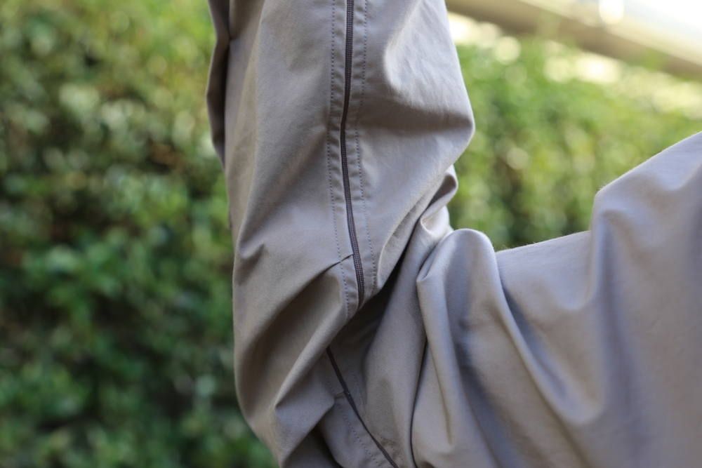 YOKE FOLD UP SHERE LONG SHIRTS"BEIGE"スタイル.2019.9.9.